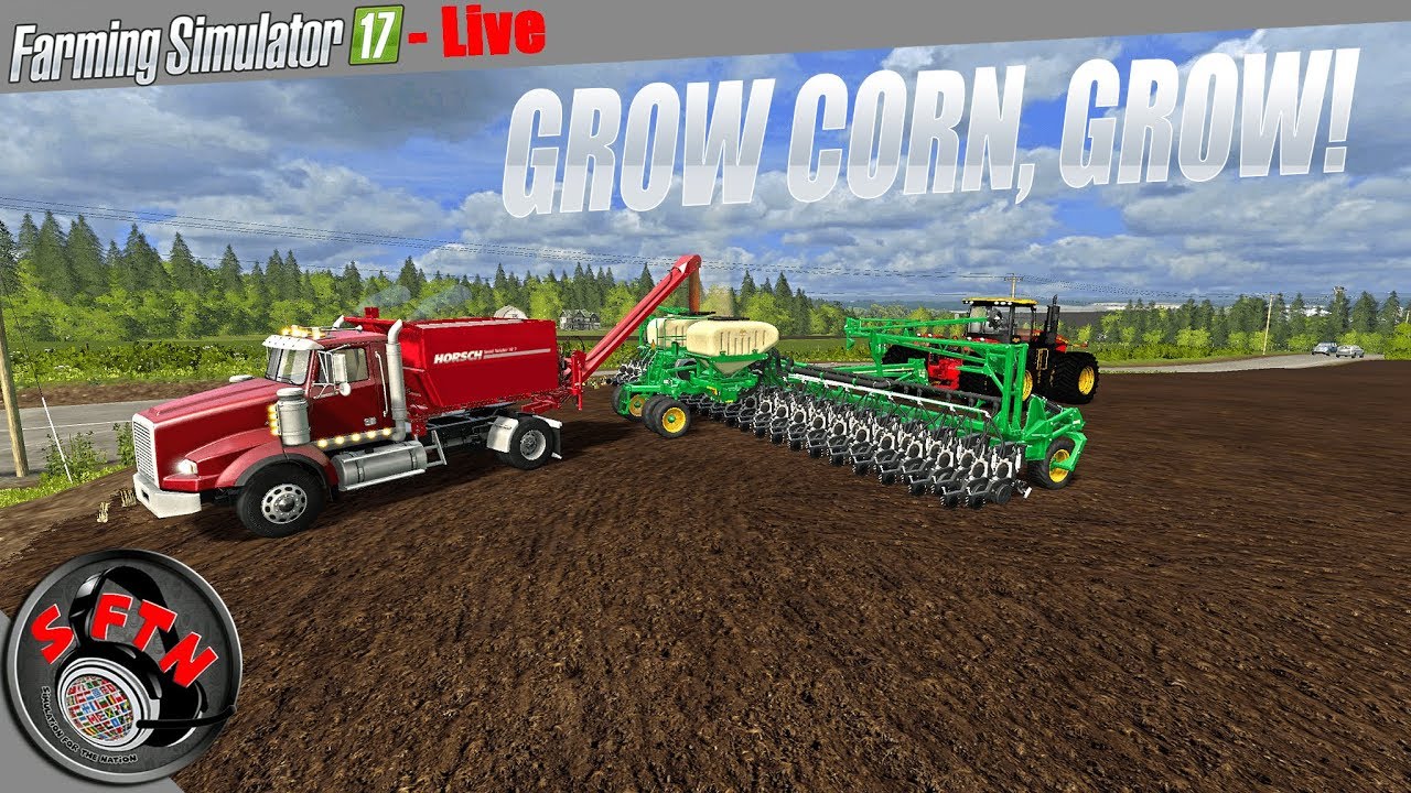 Today, We plant!  |Lone Oak farm- By Frontier Designs | FS17 - LIVE STREAM