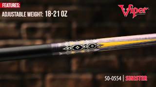 Viper Sinister Pool Cue: Irish Linen Wrap, Adjustable 18–21 oz screenshot 2