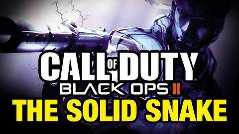 Solid Snake in Black Ops 2 (Custom Class Setup)