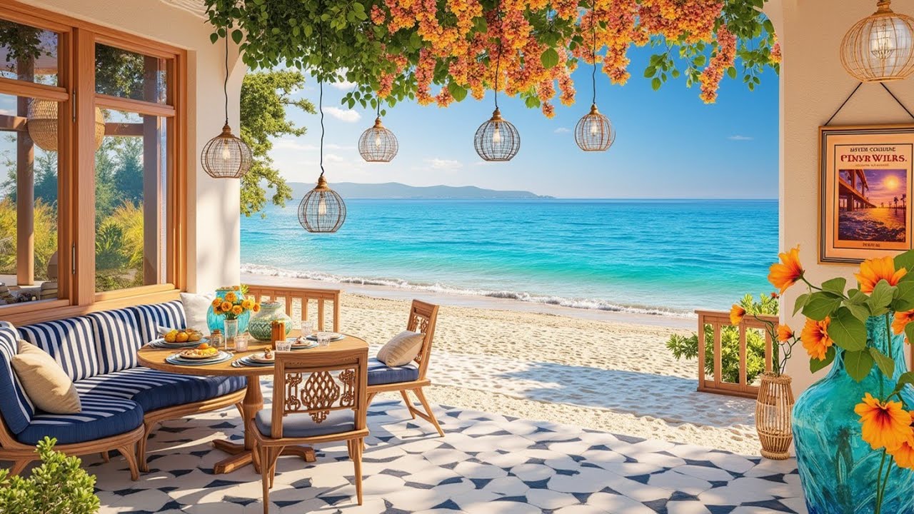 Seaside Bossa Nova Bliss 🌊 Расслабляющая джазовая музыка для вашего пляжного кафе