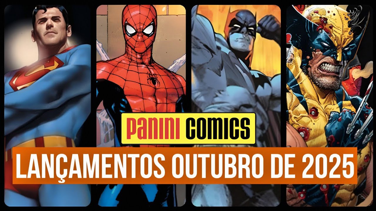 PANINI COMICS | LANÇAMENTOS OUTUBRO DE 2025 MARVEL E DC