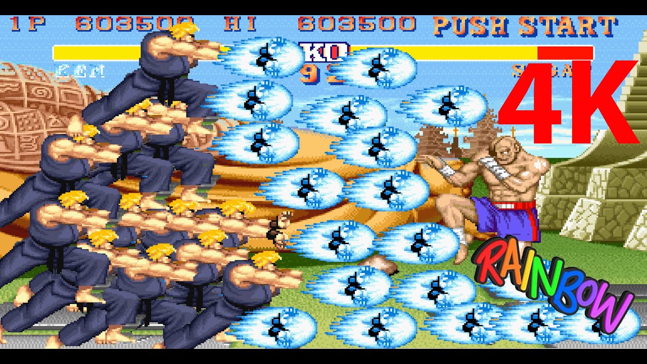 Street Fighter II Champion Edition 🌈 Радужный набор 1 | Японский аркадный KEN