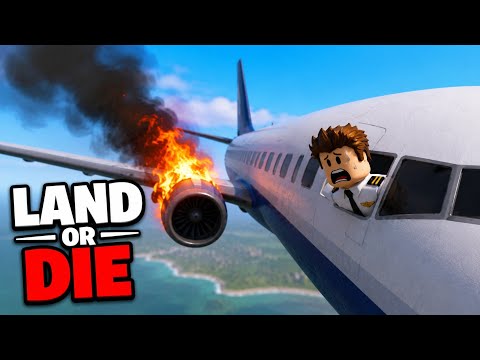 I HAVE TO LAND SAFELY...🛬 | ROBLOX LAND OR DIE