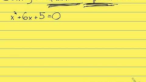 6.6 Quick Lecture - Solving a Quadratic Equation by Factoring