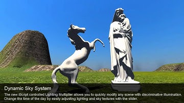 iClone5 Functional Demo - Dynamic Sky System