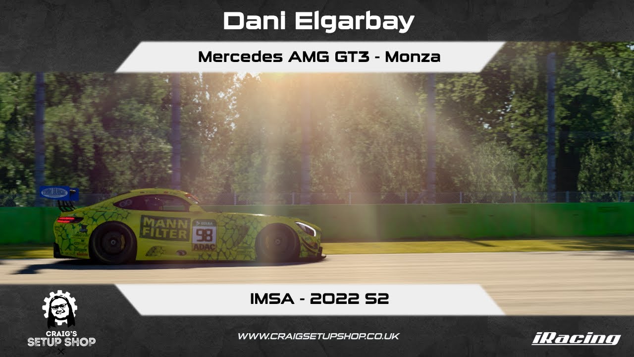 iRacing - 22S2 - Mercedes AMG GT3 - IMSA - Monza - Dani