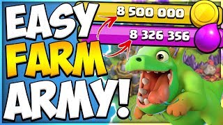 Proof Baby Dragons Are The Easiest TH10 Farming Army | No Hero Farming in Clash of Clans