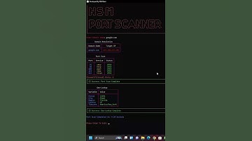 Python Port Scanner in 60 Seconds!!! #programming #coding