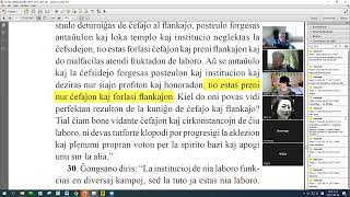 55 | La Ĝongsana Instruo | 에스페란토 정산종사법어 공부 (zoom)