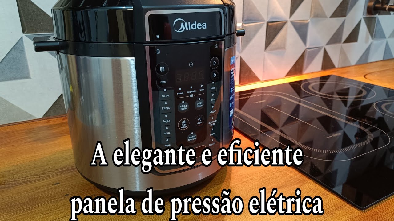 Panela de pressão elétrica Midea 6 Lts