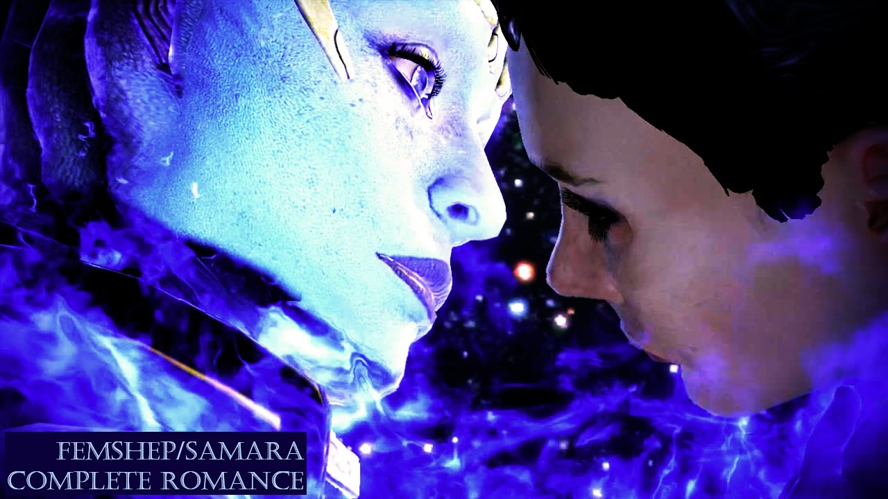 Mass Effect FemShep Samara Complete Romance Part 1 YouTube mass-effect-femshep-samara-complete-romance-part-1-youtube