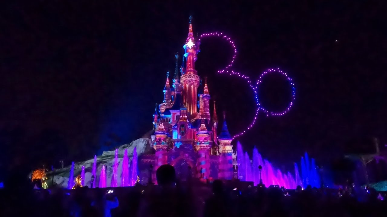 [Disney30] Disneyland Paris 30th Anniversary - Un Monde Qui S'Illumine Drone Show - 2022