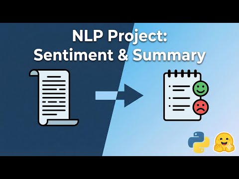 Project 23: Sentiment Analysis & Text Summarization using Hugging Face Transformers