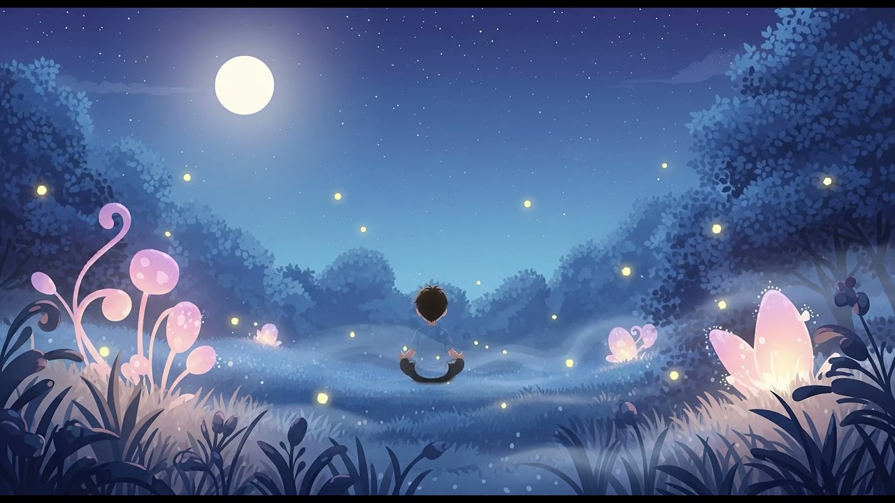 Childrens Meditation ✨Magical Moonlit Garden 🌙 Guided Meditation for Kids