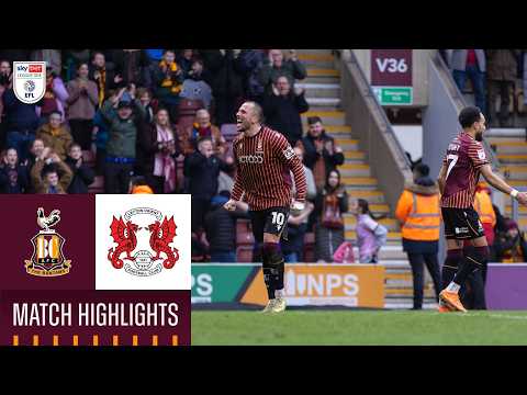 MATCH HIGHLIGHTS: Bradford City v Leyton Orient — football highlights