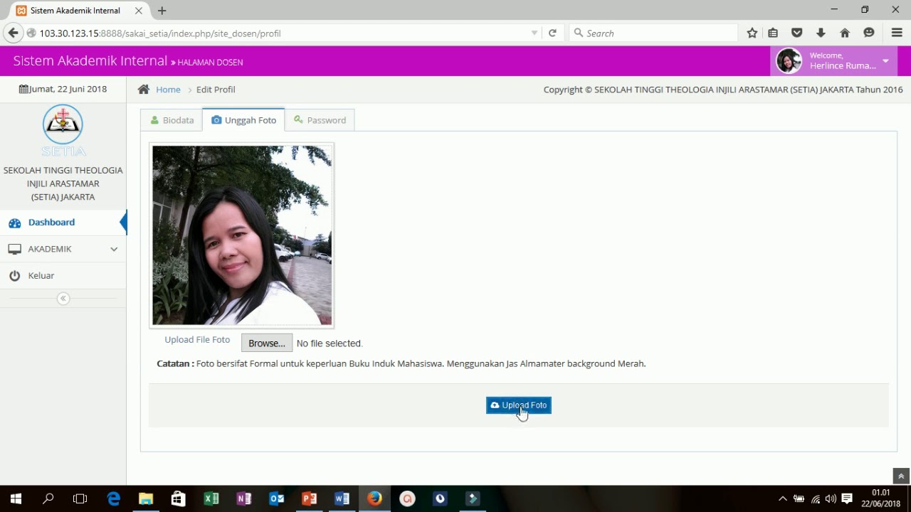 CARA INPUT DATA DOSEN & NILAI MAHASISWA DENGAN SAKAI - YouTube