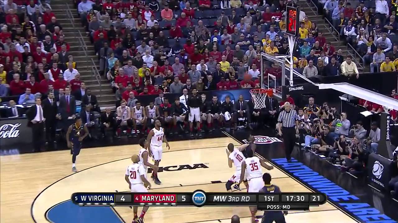 West Virginia vs. Maryland: Gary Browne 3-pointer