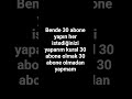 kural: 30 abone olmak