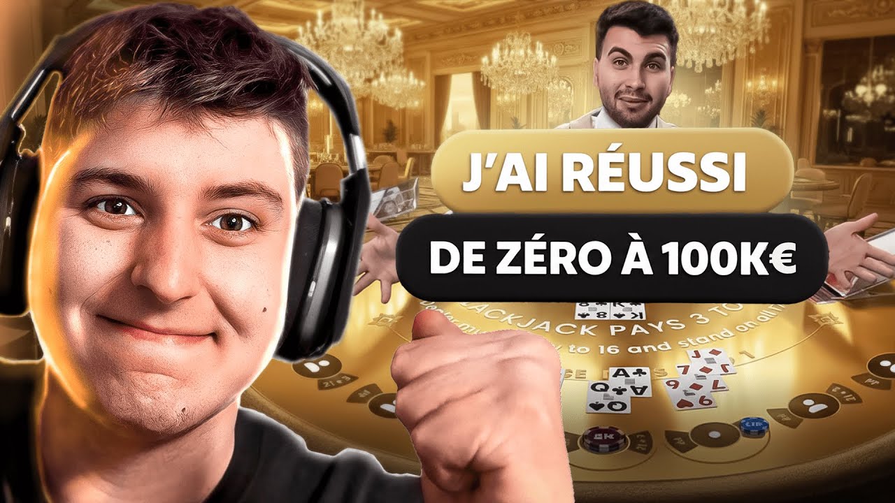 JE RÉUSSI ENFIN LE CHALLENGE ZERO OU 100 000€ ! SESSION BLACKJACK DE FOU MALADE !