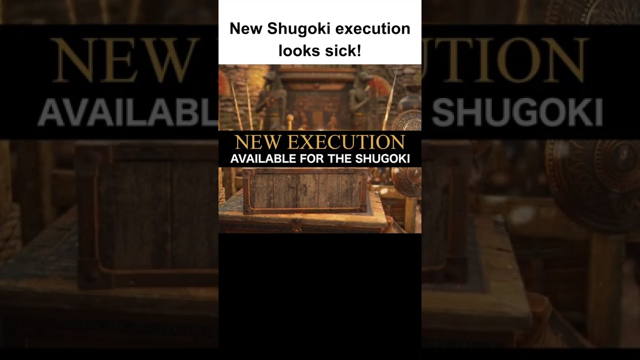 For Honor: Shugoki's new execution looks sick! 