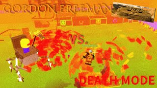 GORDON FREEMAN VS. DEATH MODE, CAN HE WIN? | superbox siege defense
