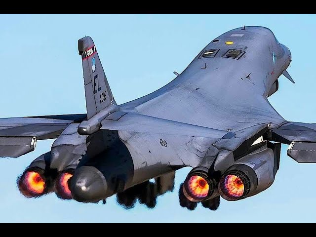 MOST DEADLY US Air Force B-1B Lancer Bomber aircraft Bone" Putins Worst - YouTube