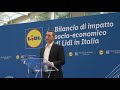 Lidl Italia vale lo 0,4% del pil, investirà 1,5 mld su rete di vendita