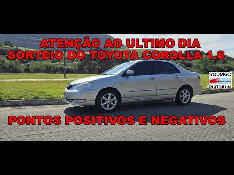 Attention: Last Day for the Toyota Corolla 1.8 Giveaway - Pros and Cons