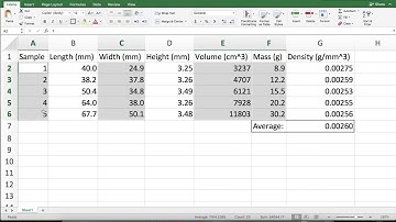 Using Excel in Physics