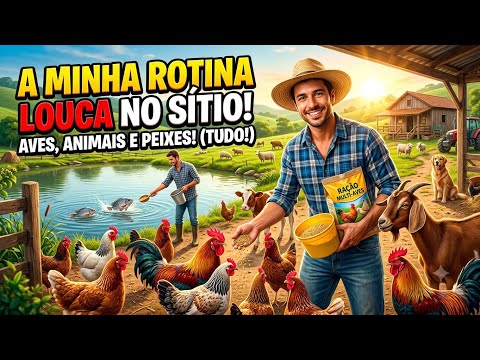 MOSTRANDO A ROTINA NO SÍTIO 🤠🐓