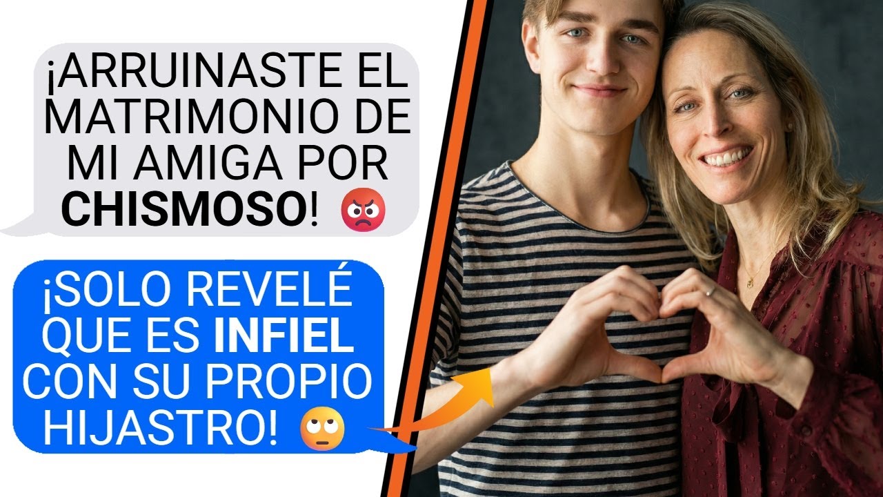 REVELÉ la INFIDELIDAD de la AMIGA de MI ESPOSA con SU HIJASTRO - ¿SOY YO EL MALO? | r/AITA
