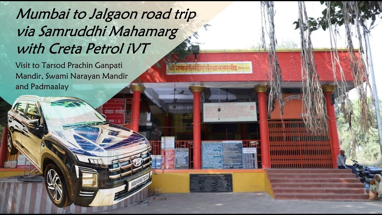 First long trip from Mumbai to Jalgaon samruddhi highway in Creta Petrol iVT with mileage #creta