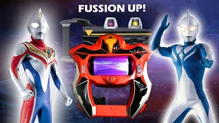Ultraman Dyna   Ultraman Cosmos = Ultraman Geed Mighty Trekker (Fusion Up)