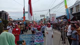Barisan Umak Umak PKK Desa Gunung Tua  Lumban Pasir,  Hut RI ke 74