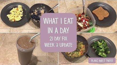 What I Eat in a Day | Healthy | 21 Day Fix