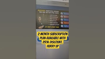 Hurry up College TRB & UGC NET, SET Computer Science Course #ugcnetcomputerscience #trb #shortvideo