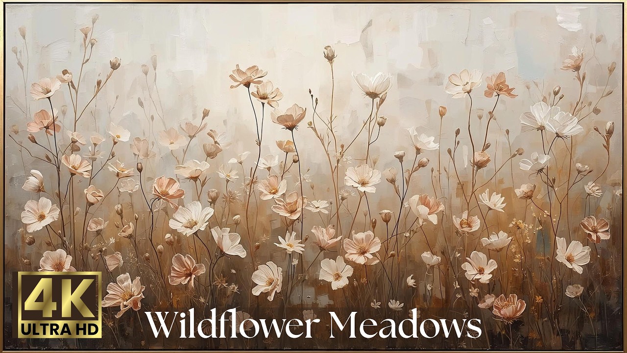 TV ART SLIDESHOW 24/7 | Vintage Floral Gallery 🌼4K Framed Art