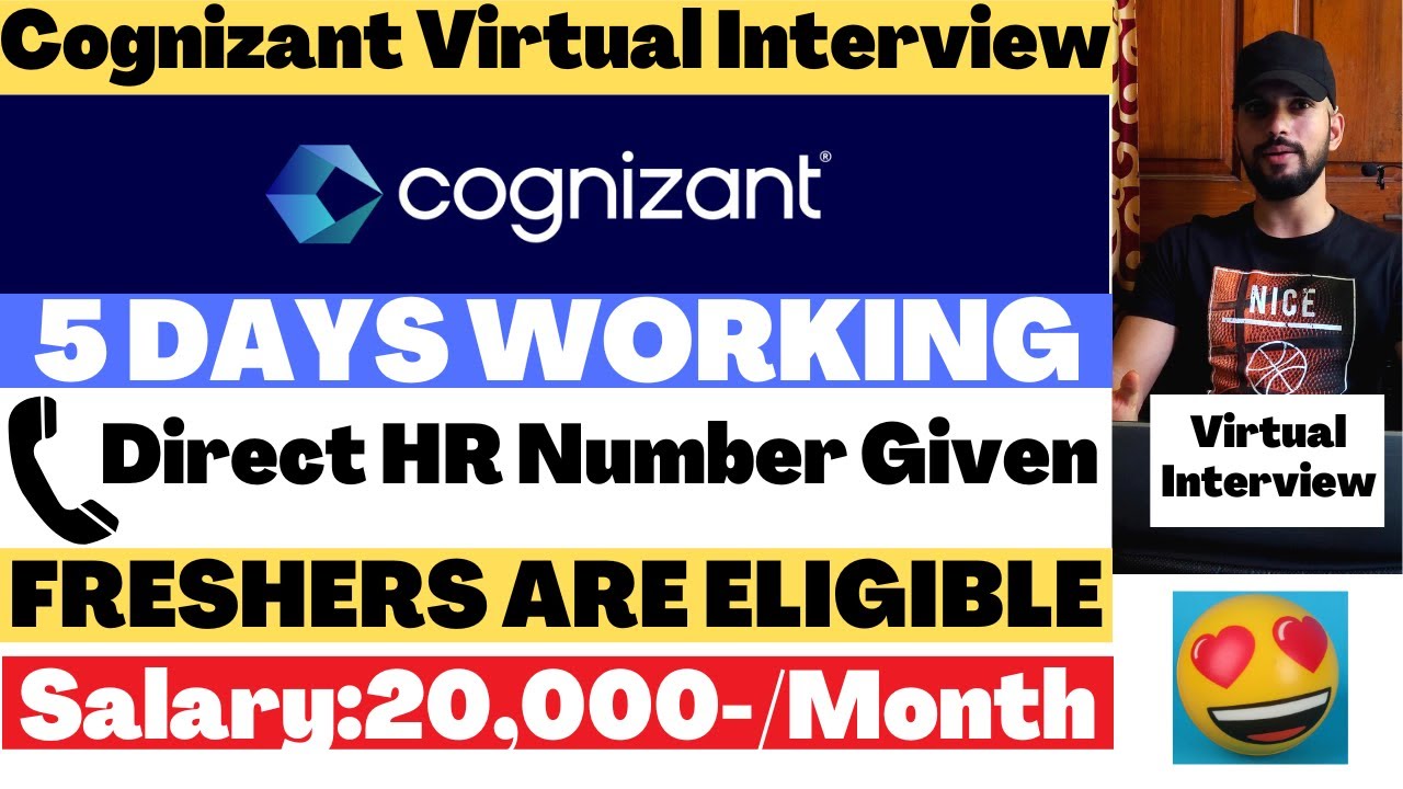 Cognizant Virtual Interview | Direct HR Contact Number Of Cognizant ...