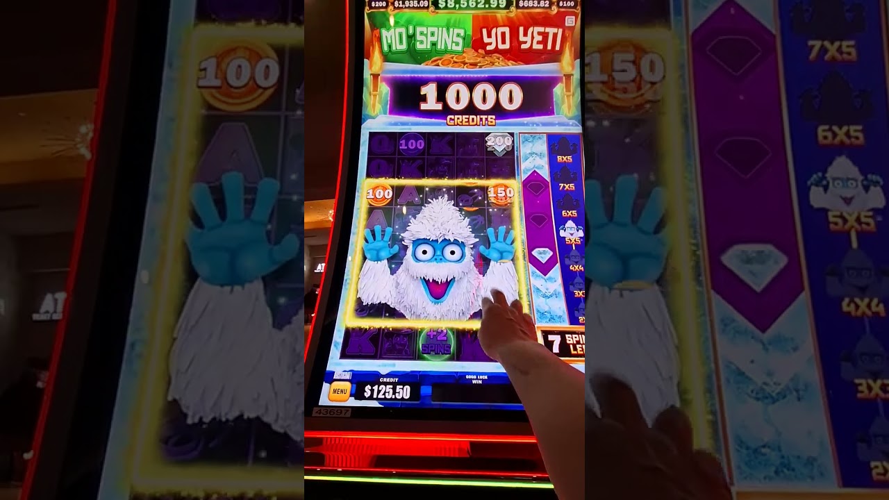 Awesome WIN with the YETI!  Awesome times at the casino 