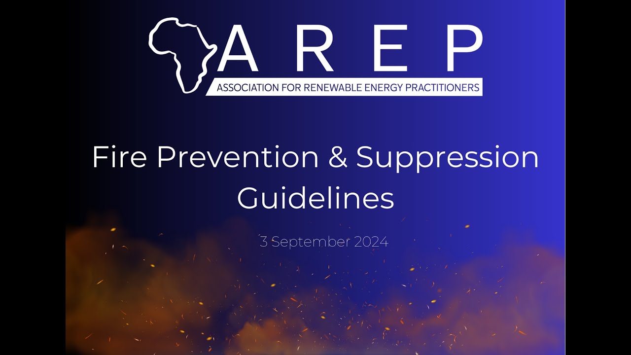 AREP | Fire Prevention & Suppression Guidelines Meeting 1 | 3 Sept 2024 ...