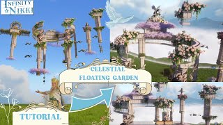 Easy Tutorial | Celestial Floating Garden building in Infinity Nikki #infinitynikki
