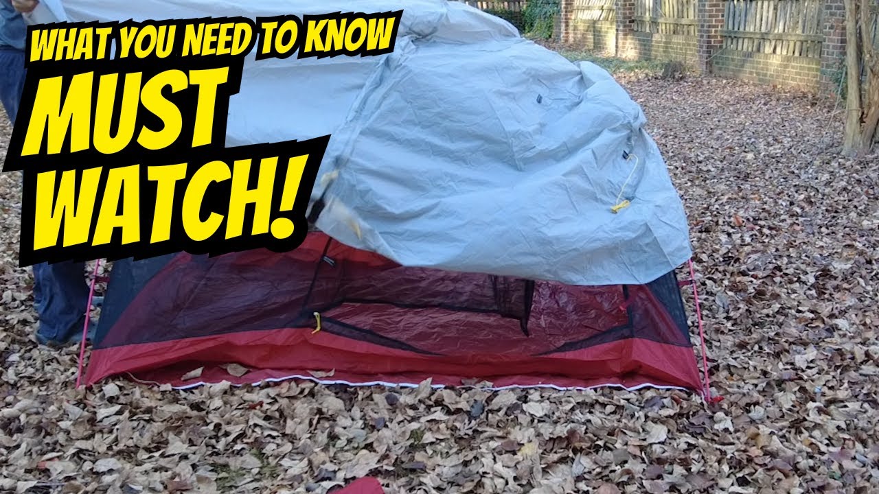 how easy it is to set up the Near Zero backpacking tent - Near