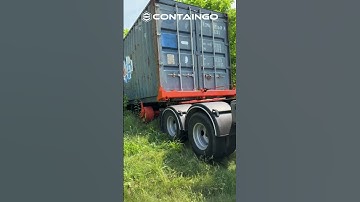 Loading one of our client’s containers onto our Mobilizer Trailer to be relocated! (Part 1)