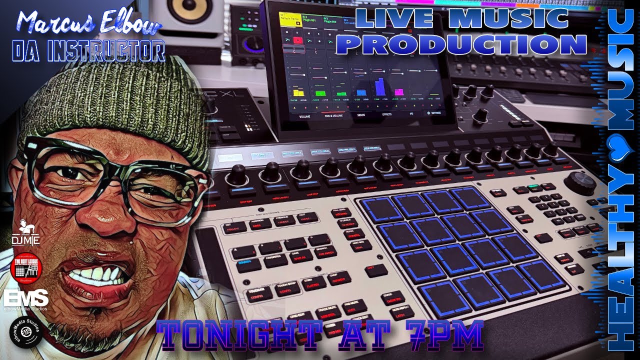 A Beat and Uh Beer with Marcus Elbow Da Instructor | MPC XL Cook Up