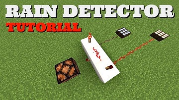 Rain Detector | Redstone Tutorial