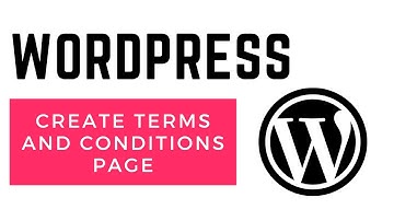 How to Create Terms and Conditions page in WordPress (Super Easy)