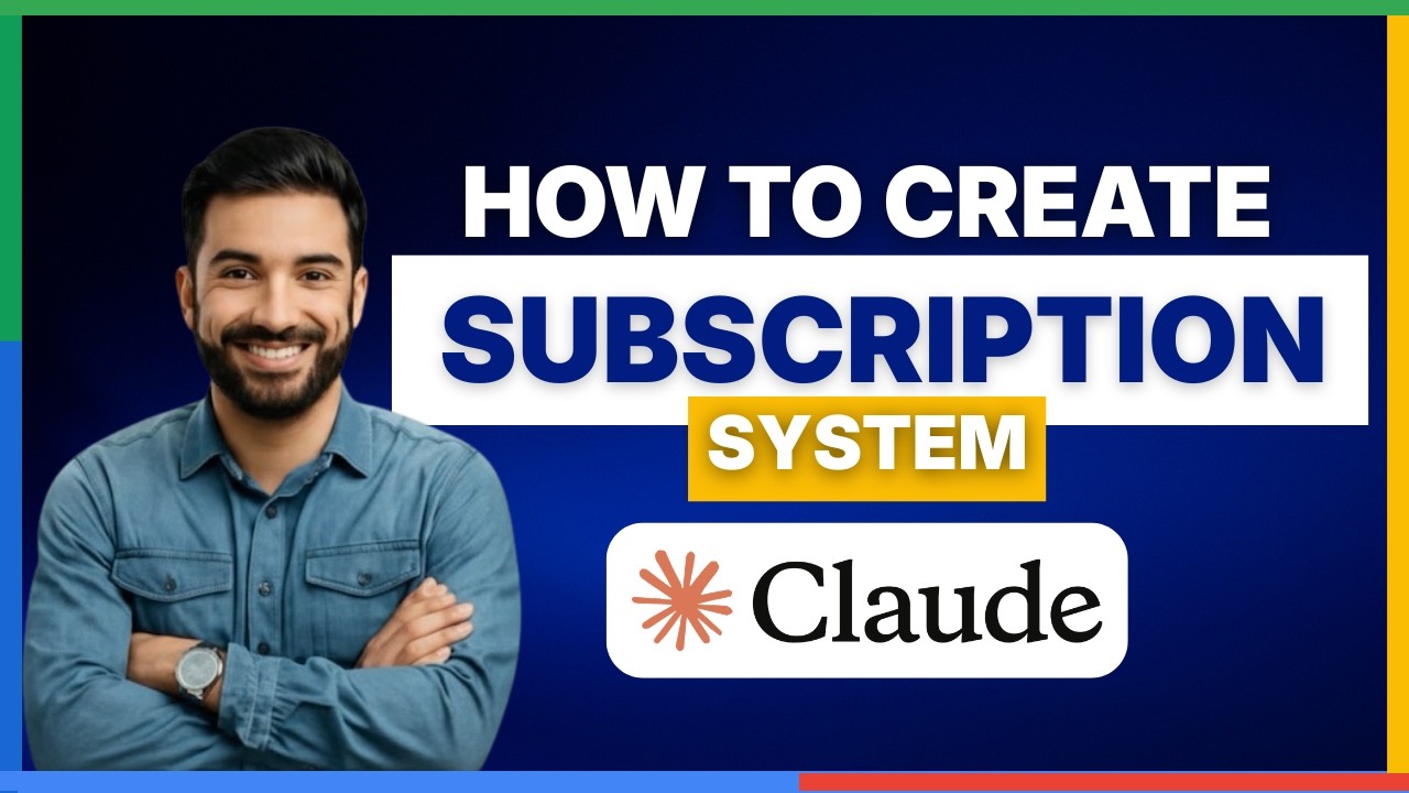 How to create subscription system using Claude Code [FULL GUIDE] - YouTube