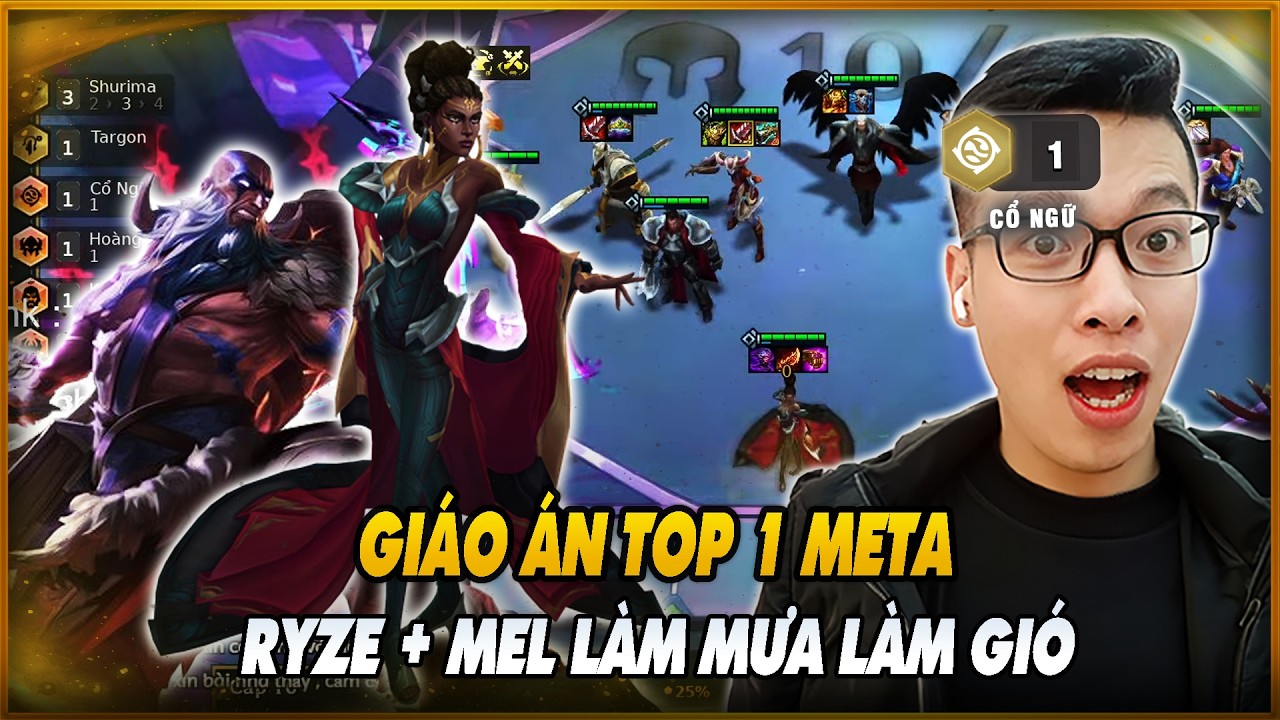 GIÁO ÁN TOP 1 RYZE MEL ĐANG LÀM MƯA LÀM GIÓ TRONG TAY TRÂU TV | TRÂU TV