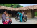 Single mother Ly Tieu Ca received corn seeds and fertilizer from police officer JuSon.