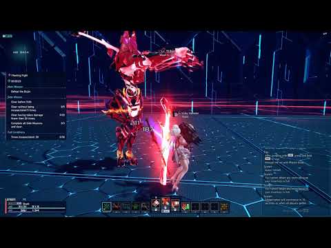 【PSO2:NGS】Fleeting Fight(Bujin) / セツナノイッセン(ブジン) 0:34 Fi/Gu Knuckles (no dmg/無被弾)